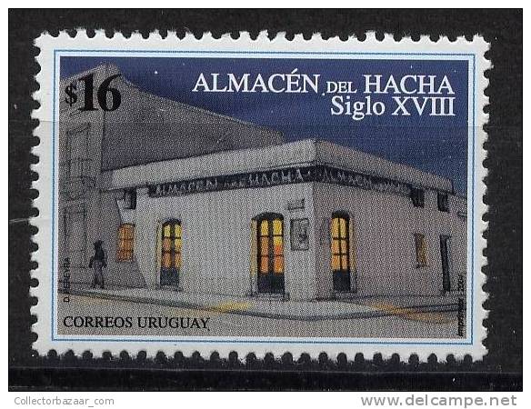 URUGUAY Sc#2093 MNH STAMP Painting Architecture House - Impressionisme