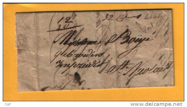 Brief Met Inhoud, LIER 09/08/1845 - 1830-1849 (Unabhängiges Belgien)