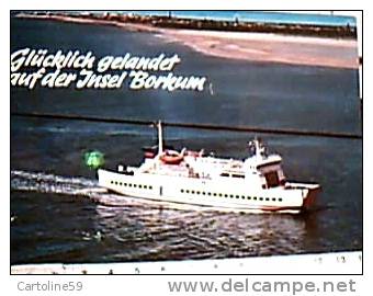 GERMANY BORKUM NAVE SHIP FERRY TRAGHETTO VB1990  CJ3436 - Borkum