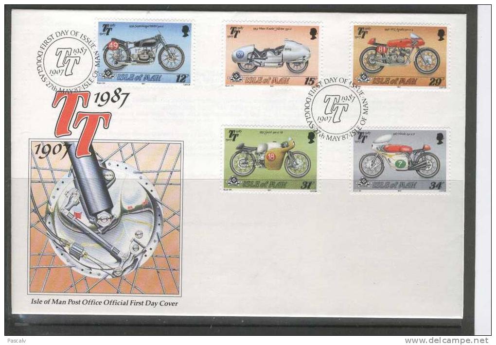 Man Sur FDC BMW Manx Agusta Guzzi Honda - Moto