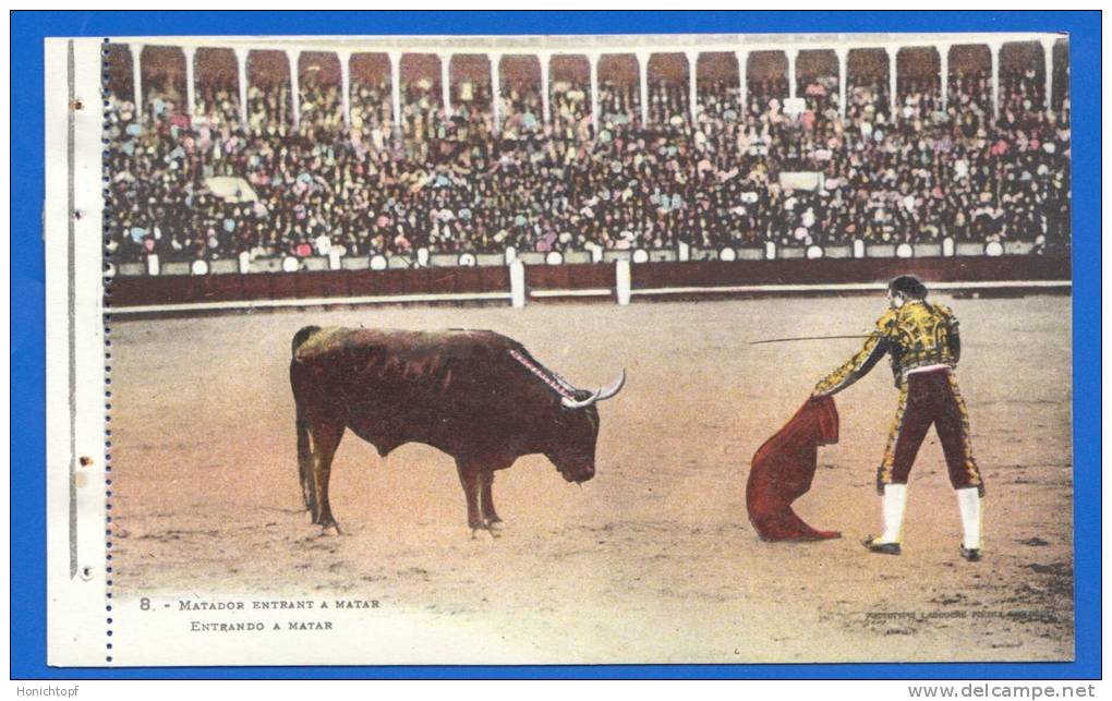 Tiere; Toros; Corrida; Entrando A Matar - Stierkampf