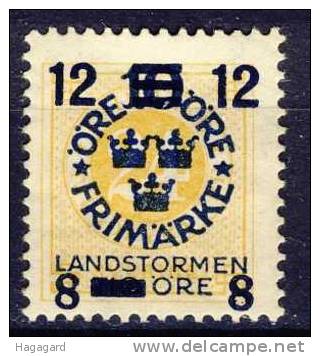 ##Sweden 1918. Michel 122. MH(*) - Unused Stamps