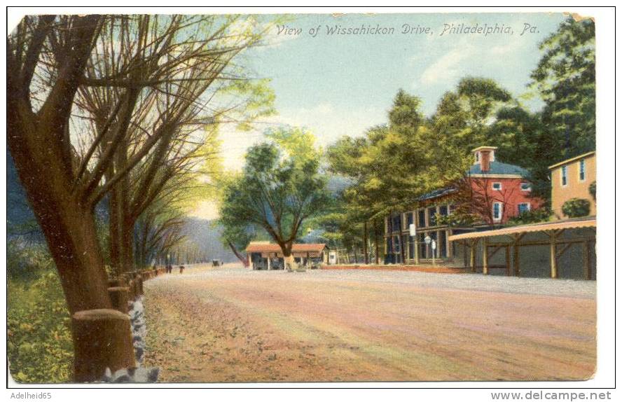 View Of Wissahickon Drive Philadelphia PA Publ. Youthadelphia - Philadelphia