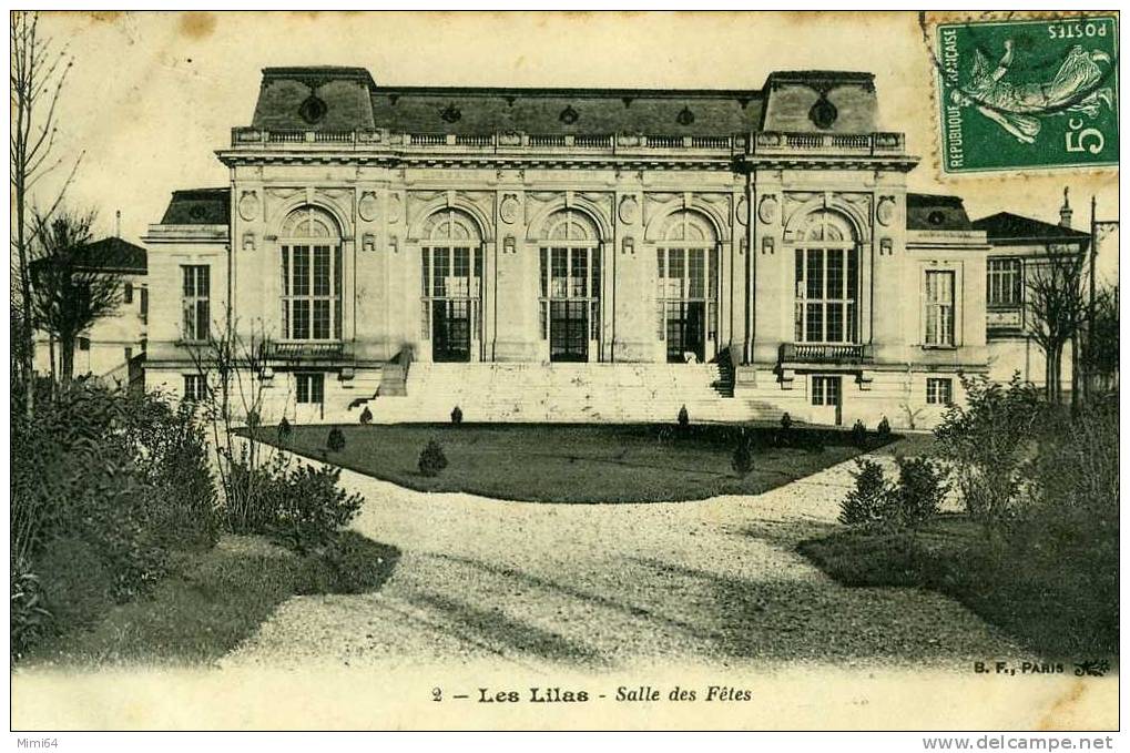 93 . LES LILAS .   SALLE DES FETES . - Les Lilas