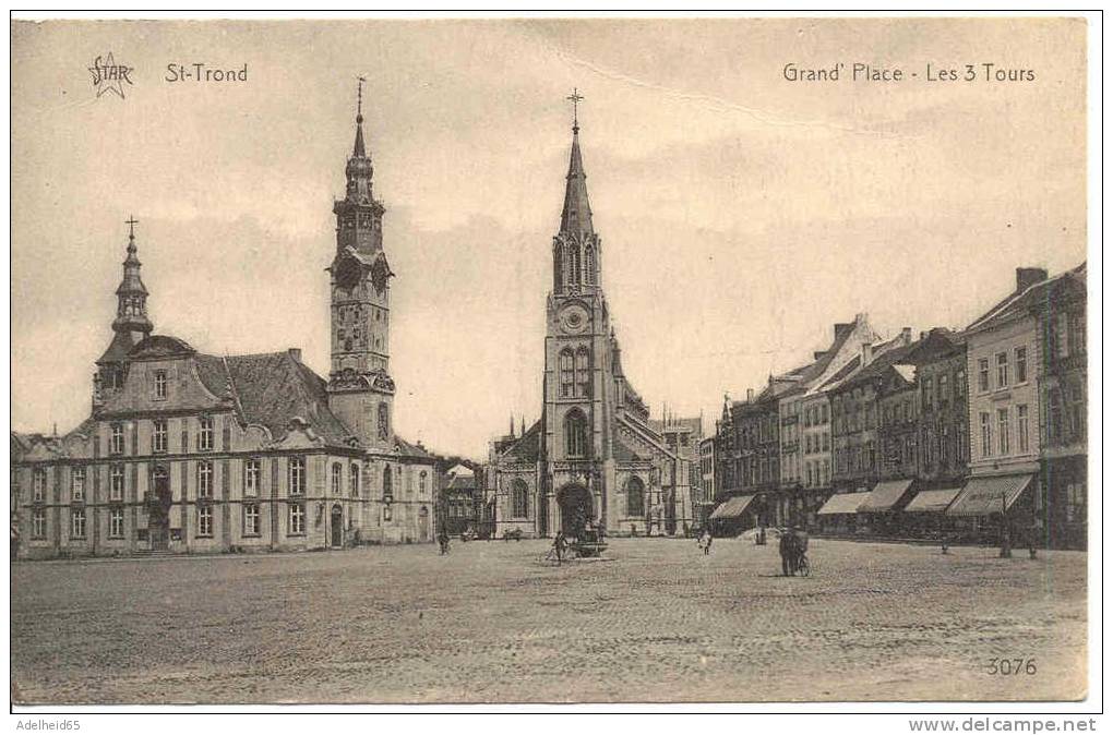 Sint Truiden Ca 1910 Grand Place Les 3 Tours - Sint-Truiden