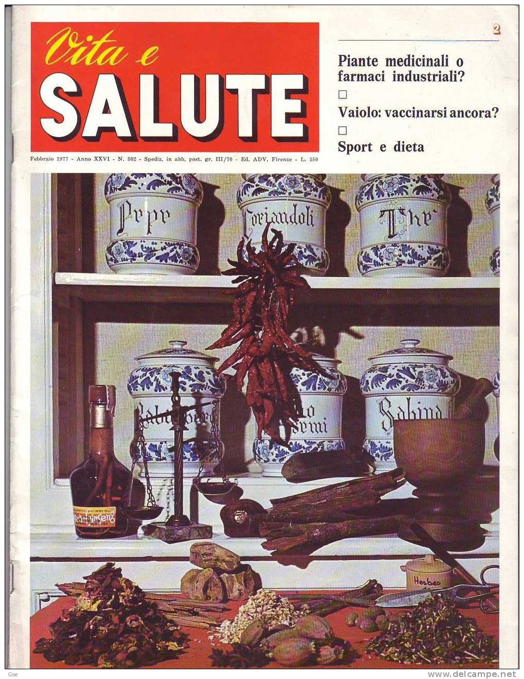 VITA E SALUTE 1977 - - Santé Et Beauté