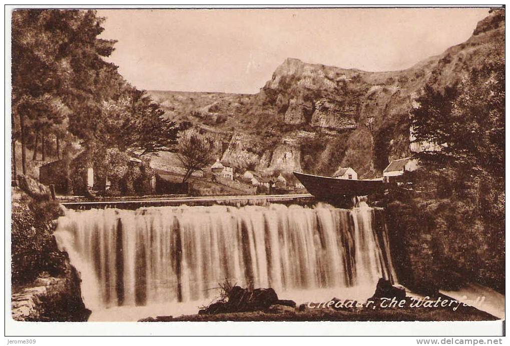 ROYAUME-UNI - CHEDDAR - CPA - N°27870A - Cheddar, The Waterfall - Cheddar