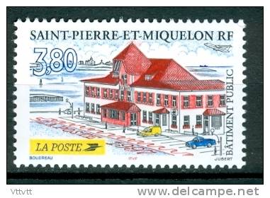 SAINT-PIERRE-ET-MIQUELON,   1997, N° 655**, (Yvert Et Tellier),  Batiment Public, La Poste - Unused Stamps