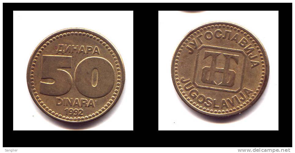 50 DINARA 1992 - Yougoslavie