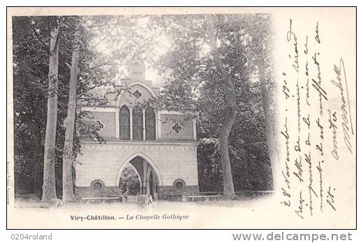 Viry Châtillon - La Chapelle Gothique - Carte Précurseur  : Achat Immédiat - Viry-Châtillon