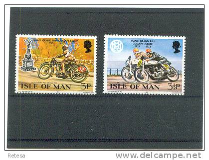 ISLE OF MAN 50 JAAR  GROTE PRIJS  MOTORS  1973 ** - Motorbikes