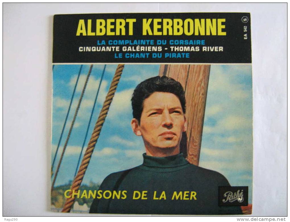 ( Rare ) ALBERT KERBONNE ---  CHANSONS DE LA MER - Collectors