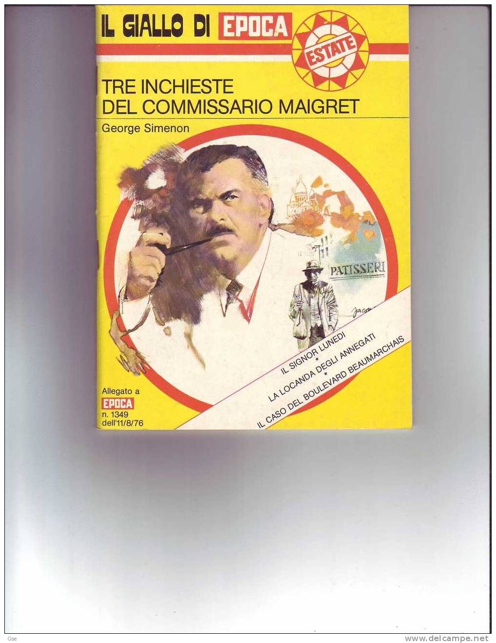 GIALLI Di EPOCA  1976 - 7 Pubblicazioni - Gialli, Polizieschi E Thriller