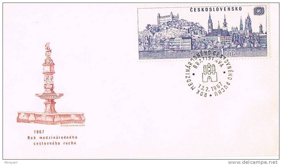 Carta PRAHA  (checoslovaquia)1967. Sello Bratislava Vista - Covers & Documents