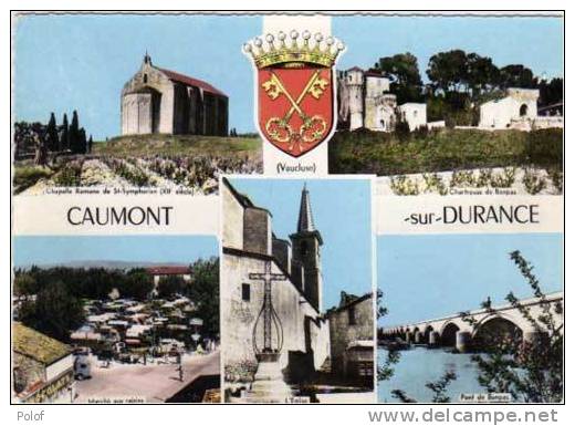 Caumont Sur Durance - Vues Multiples (5)  - Marche ( 8222) - Caumont Sur Durance