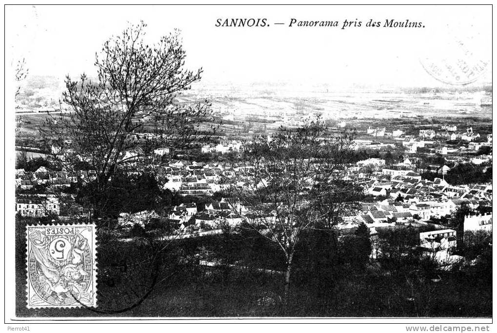 SANNOIS - Panorama Pris Des Moulins - Sannois