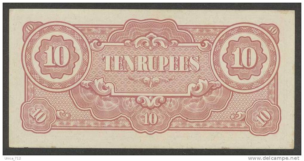 Japon - Billet De 10 Rupees Neuf - Occupation Birmane - Japon