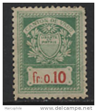 SUISSE - CANTON DE VAUD / TIMBRE FISCAL ** - Revenue Stamps