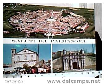 PALMANOVA  SALUTI E VEDUTE V1972  CJ3454 - Pordenone