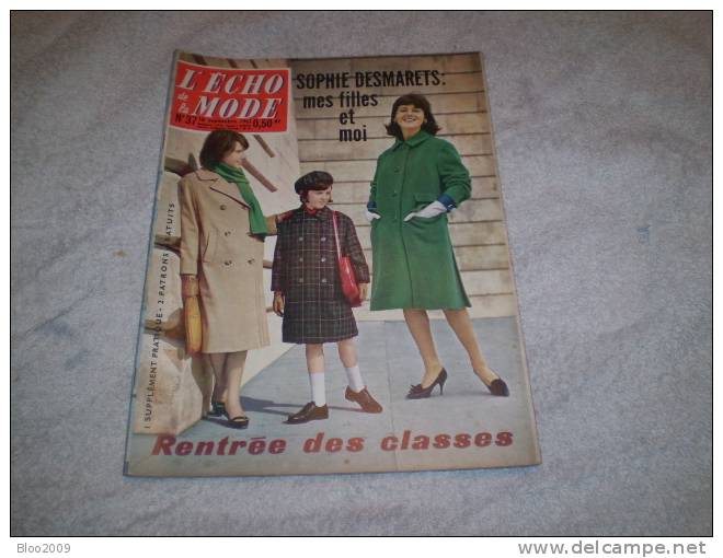 L´ECHO DE LA MODE   N° 37  1961 - Fashion