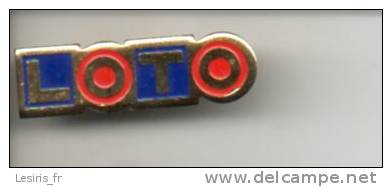 PINS - LOTO - - Games