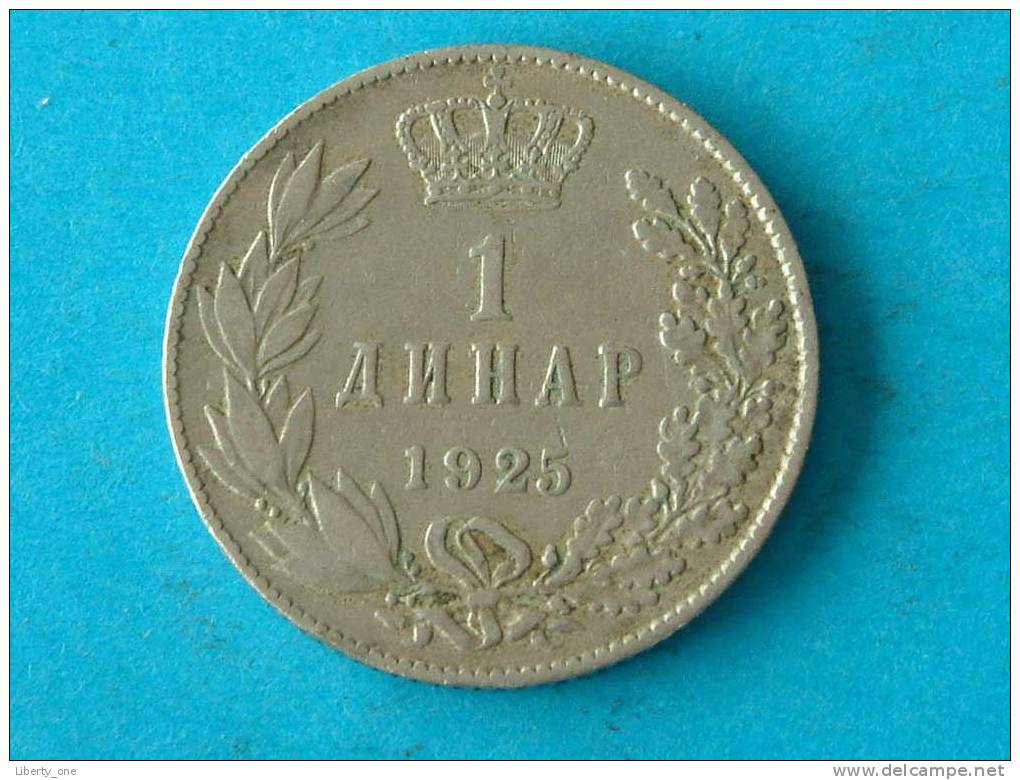 1925 1 DINAR / KM 5 ( For Grade, Please See Photo ) !! - Yougoslavie