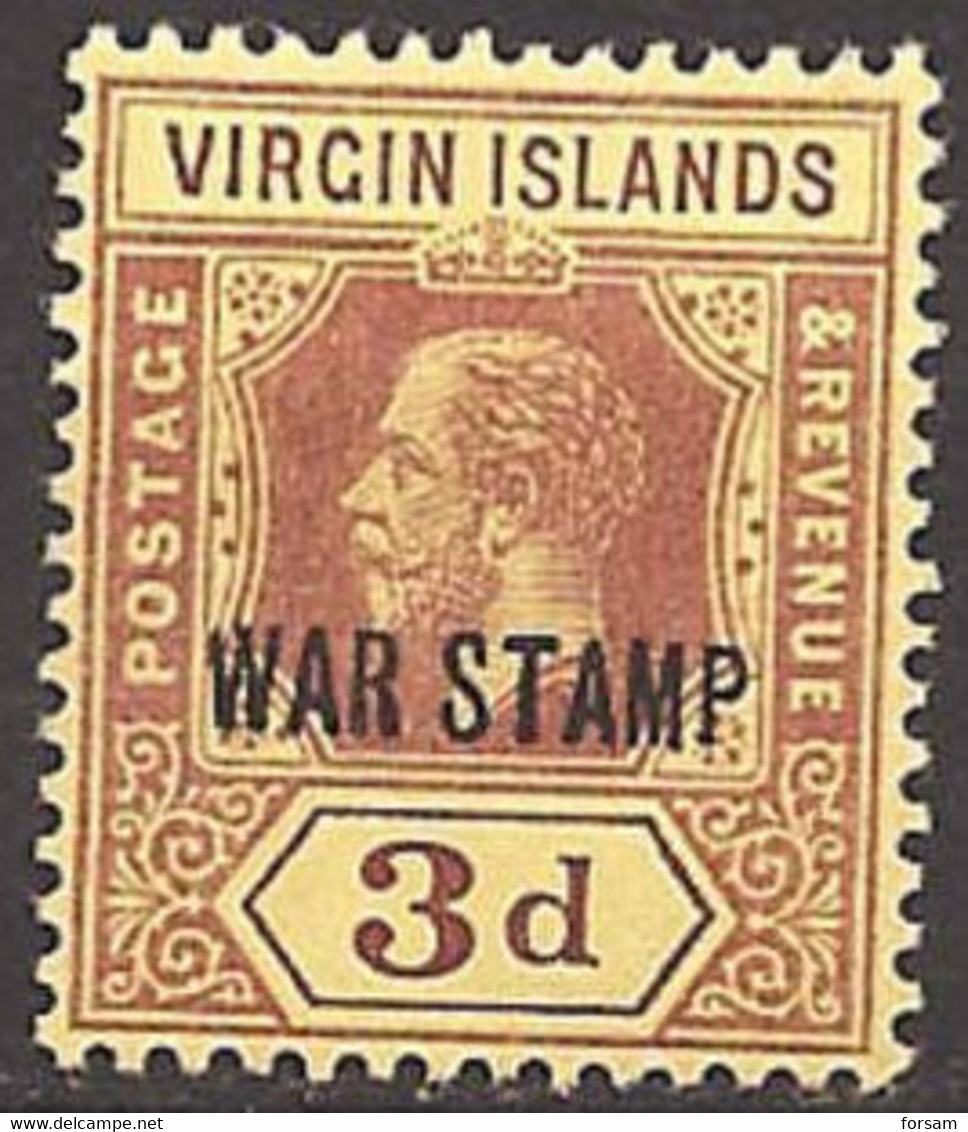 BRITISH VIRGIN ISLANDS..1917..Michel # 45 Y...MNH. - British Virgin Islands