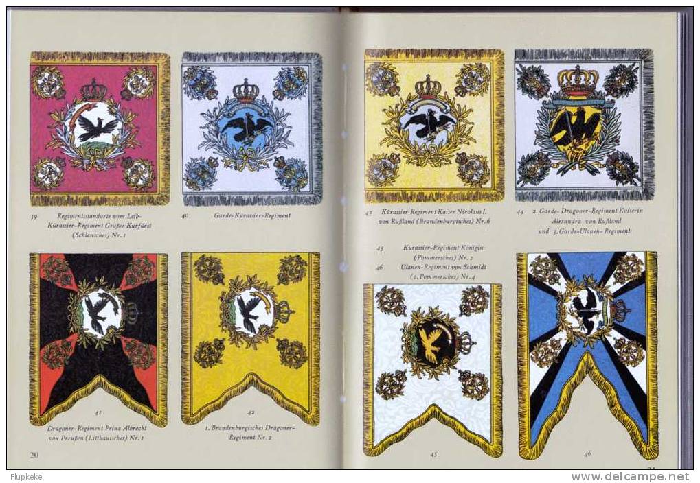 Fahnen Und Standarten Der Alten Preußischen Armee Martin Lezius Schild Verlag 1979 - 4. 1789-1914