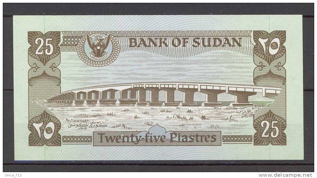 Soudan - Billet De 25 Piastres  Neuf - Soudan