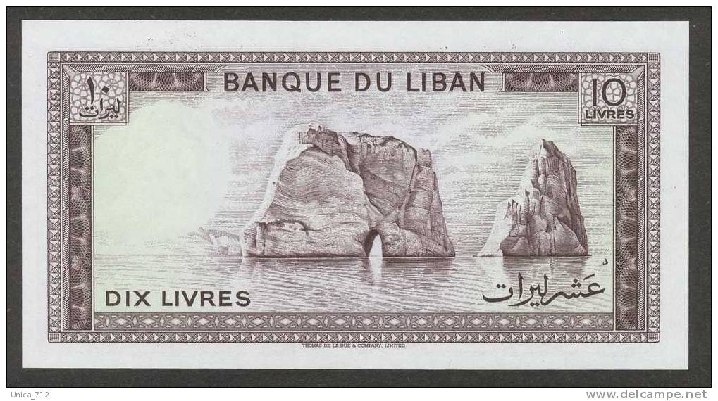 Liban - Billet De 10 Livres  Neuf - Libanon