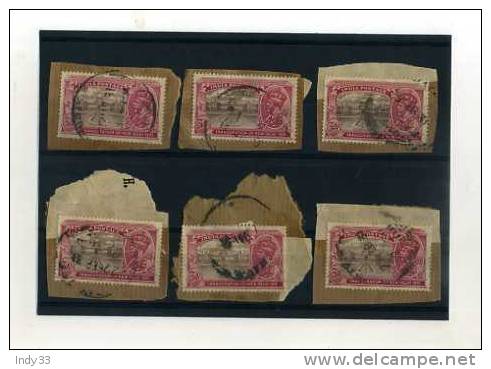 - ENSEMBLE DE TIMBRES DE L´INDE ANGLAISE SUR FRAGMENT . GEORGE V - 1911-35  George V