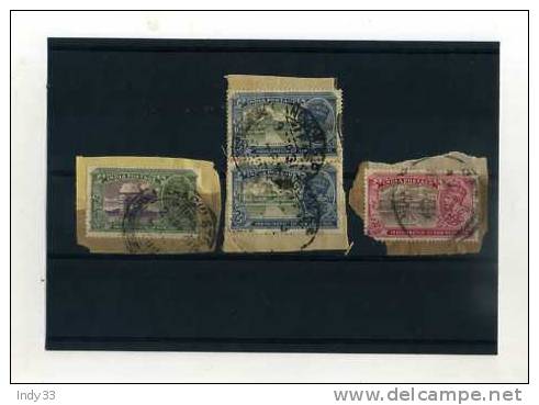 - ENSEMBLE DE TIMBRES DE L´INDE ANGLAISE SUR FRAGMENT . GEORGE V - 1911-35  George V