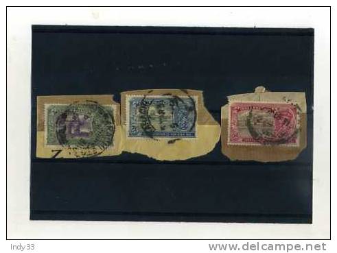 - ENSEMBLE DE TIMBRES DE L´INDE ANGLAISE SUR FRAGMENT . GEORGE V - 1911-35 Roi Georges V