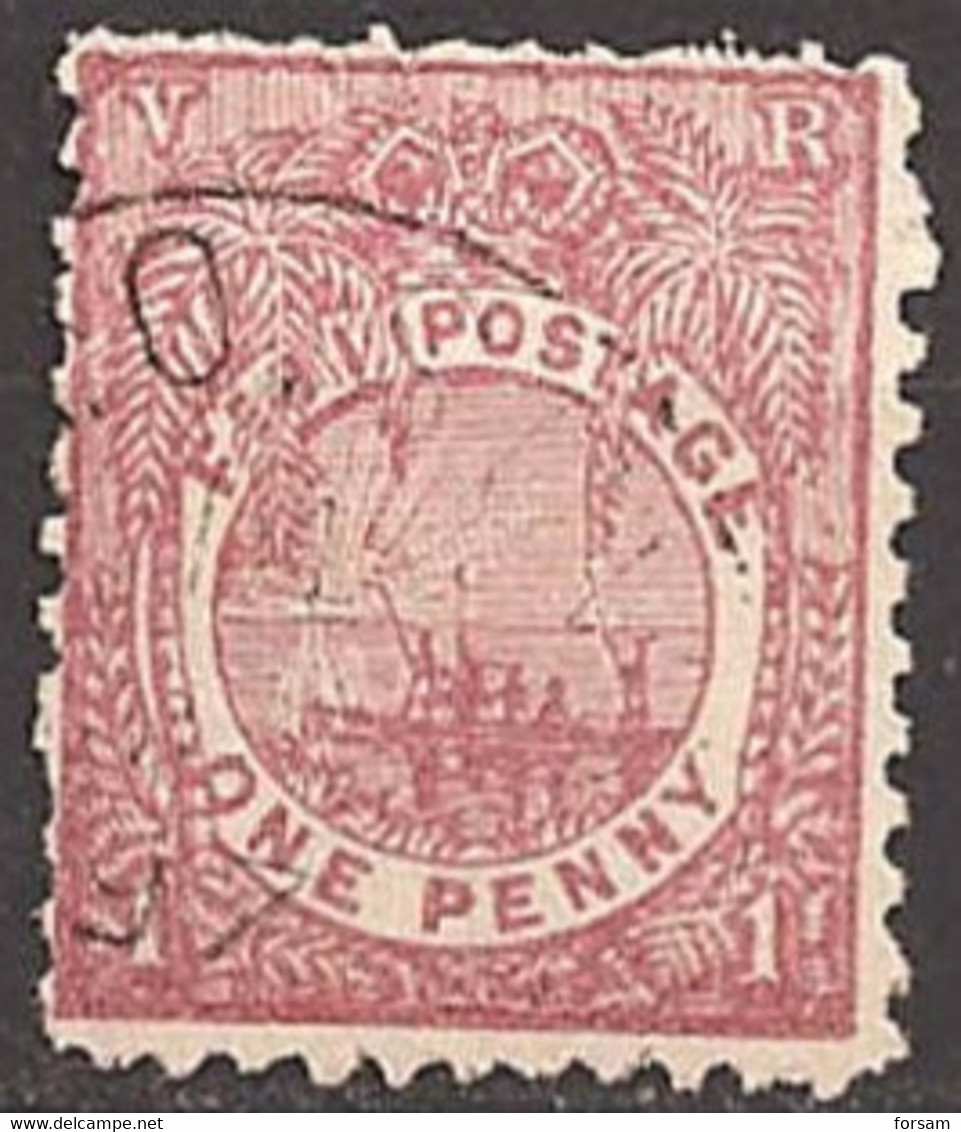 FIJI..1890/1896..Michel # 29...used. - Fidschi-Inseln (...-1970)