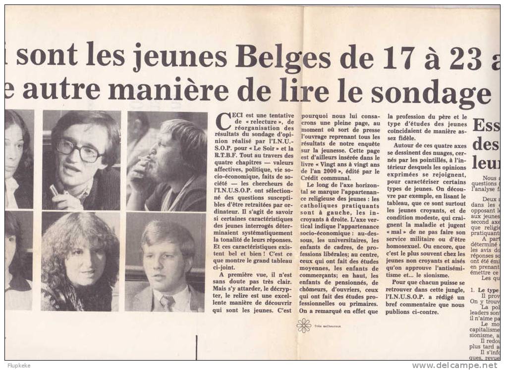 Vingt Ans à 20 Ans De L ´An 2000 Crédit Communal De Belgique Le Soir 1980 - Política