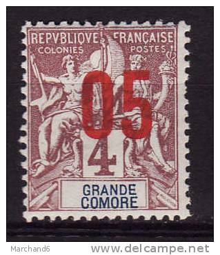 COLONIE.GRANDE COMORE.N°21.COLONIE FRANCAISE TIMBRES DE 1897 1900 SURCHARGES.*neuf Et Charnière - Sonstige & Ohne Zuordnung