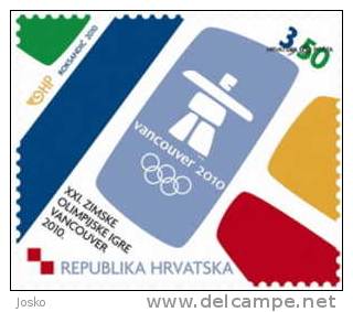 WINTER OLYMPIC GAMES VANCOUVER 2010 Canada ( Croatia MNH**) Jeux Olympiques D`hiver Juegos Olímpicos De Invierno Olympia - Winter 2010: Vancouver