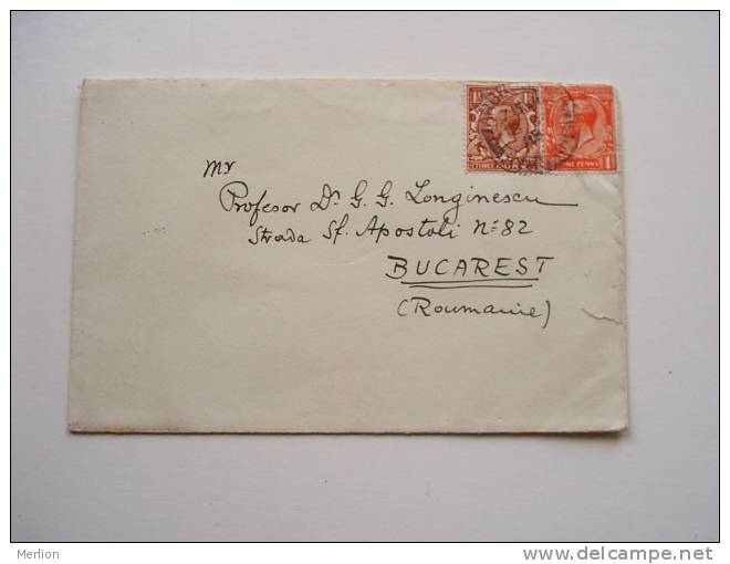 UK - Cover 1920-30's  -    J272 - Storia Postale