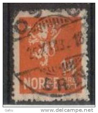 Norvège; 1926; N° Y: 112 A ; Ob ; " Armoiries " Cote Y: 2.70 E. - Gebraucht