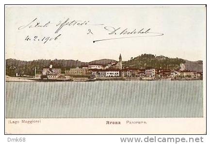 ARONA ( NOVARA ) PANORAMA - 1906 - Novara