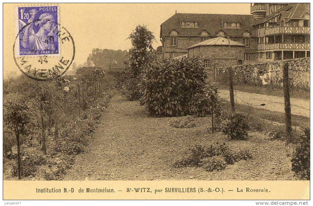 SAINT WITZ Par SURVILLIERS (95) Institution ND De Montmélian Roseraie - Saint-Witz