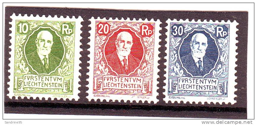 LIECHTENSTEIN  85 EME ANNIVERSAIRE DU PRINCE - Unused Stamps