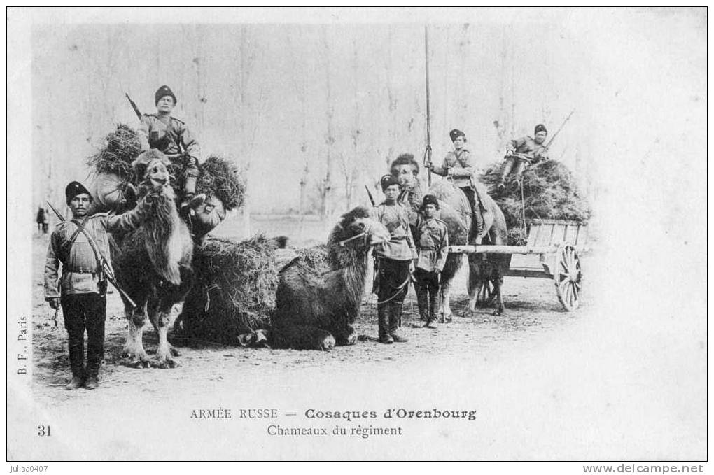 ORENBOURG Armée Russe Régiment De Cosaques Chameaux - Rusland