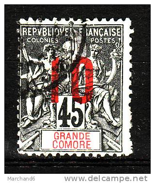 COLONIE.GRANDE COMORE.N°27.COLONIE FRANCAISE TIMBRES DE 1897 1900 SURCHARGES.oblitéré - Andere & Zonder Classificatie