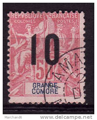 COLONIE.GRANDE COMORE.N°28.COLONIE FRANCAISE TIMBRES DE 1897 1900 SURCHARGES.oblitéré - Other & Unclassified