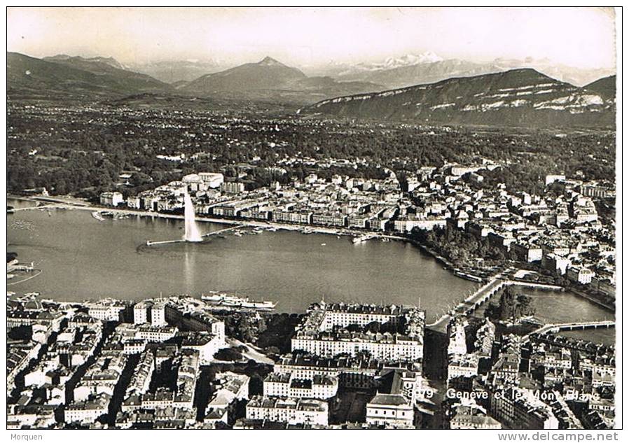 Postal GENEVE (suiza) 1952.  Sejournez A Geneve - Cartas & Documentos