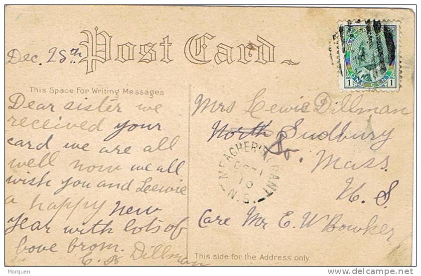 Postal Card MEAGHER´S. Canada 1910. Grid - Cartas & Documentos