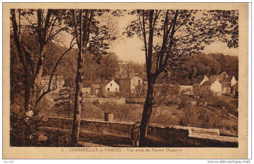 95 CORMEILLES EN PARISIS Vue Prise Du Square Daguerre - Cormeilles En Parisis