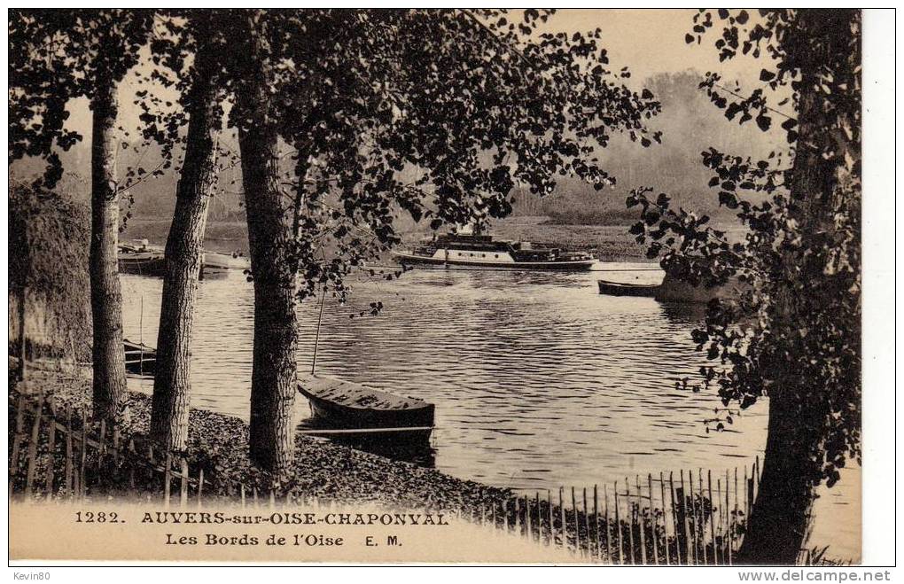 95 AUVERS SUR OISE CHAPONVAL Les Bords De L´Oise - Auvers Sur Oise