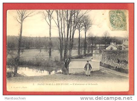 DEP 78 SAINT NOM LA BRETECHE  L'ABREUVOIR ET LE LAVOIR - St. Nom La Breteche